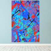 Scharlaken Liefde Canvas Afdruk (Insitu (Houten vloer))