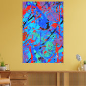 Scharlaken Liefde Canvas Afdruk (Insitu (Woonkamer))