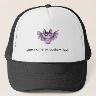 Scharlaken Paarse Vleermuis Halloween Gekleurd Pot Trucker Pet