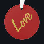 Scharlaken Rood Gouden Kleuren Liefde Huwelijk Cal Ornament<br><div class="desc">U kunt de lettertypen en kleuren eenvoudig wijzigen. U kunt ook uw logo en de achtergrondafbeelding toevoegen zoals u wilt.</div>