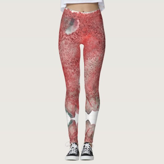 Scharlaken Sediment Leggings (Voorkant)