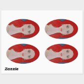 Scharlaken Sticker (Vel)