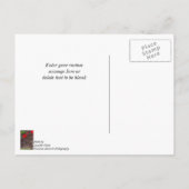 Scharlaken Top Dank je Briefkaart (Achterkant)