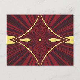 scharlaken touw briefkaart