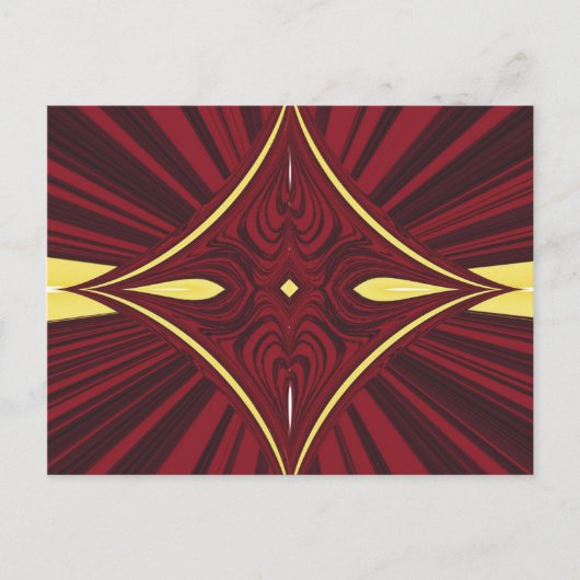 scharlaken touw briefkaart (Voorkant)