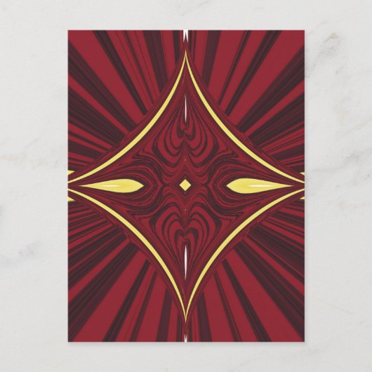 scharlaken touw briefkaart (Voorkant)