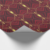 scharlaken touw cadeaupapier (Hoek)