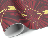 scharlaken touw cadeaupapier (Rol Hoek)