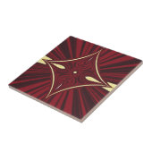 scharlaken touw tegeltje (Zijkant)