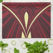 scharlaken touw theedoek (Gevouwen)