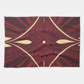 scharlaken touw theedoek (Horizontaal)