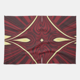 scharlaken touw theedoek