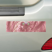 Scharlaken Vogel Bumpersticker (Op auto)