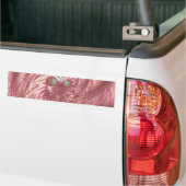 Scharlaken Vogel Bumpersticker (Op Truck)
