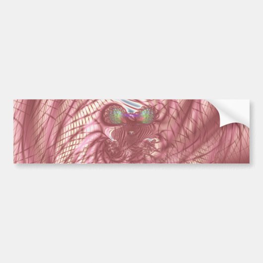 Scharlaken Vogel Bumpersticker (Voorkant)