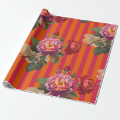 Scharlakenloper Cadeaupapier (Uitgerold)