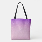 Scharlakenrode Kerstmuts Glans Tote Bag (Achterkant)
