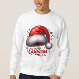 Scharlakenrode Kerstmuts Glans Trui