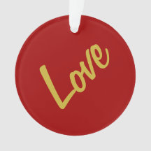 Scharlakenrood Gouden Kleuren Liefde Bruiloft Call