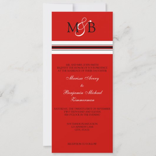 Scharlakenrood Kaart (Voorkant)