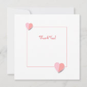 Scharliewijn Schattig Schaap Papier Kunst Leuke Bedankkaart (Achterkant)