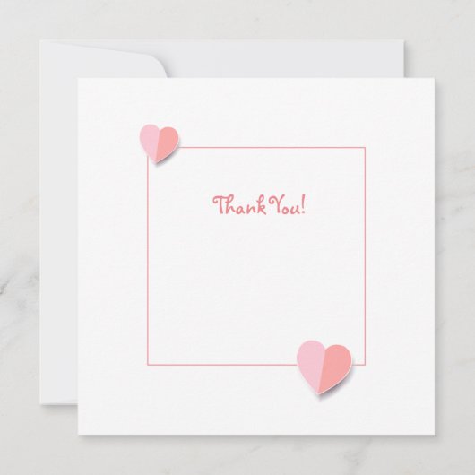 Scharliewijn Schattig Schaap Papier Kunst Leuke Bedankkaart (Achterkant)