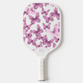Scharme vlinders roze pickleball-paddle pickleball paddle (Voorkant)