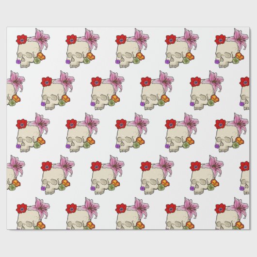 Scharnier en Flora Cadeaupapier (Vlak)