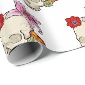 Scharnier en Flora Cadeaupapier (Rol Hoek)