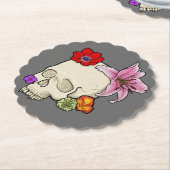 Scharnier en Flora Kartonnen Onderzetters (Gekanteld)