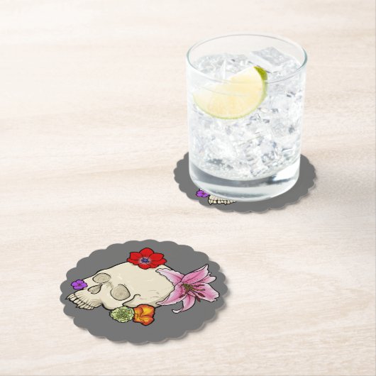 Scharnier en Flora Kartonnen Onderzetters (Insitu)