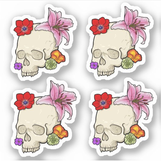 Scharnier en Flora Sticker (Voorkant)