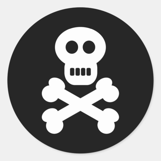 Scharnier- en kruisbeenderen ronde sticker (Voorkant)