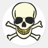 Scharnier- en kruisbeenderen ronde sticker (Voorkant)