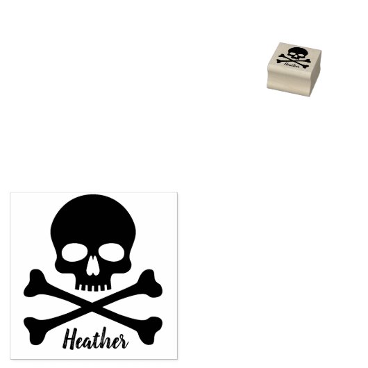 Scharnier- en kruisbeenderen rubberstempel (Gestempeld)