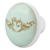 scharnierend hart Aqua Cream Keramische Knop (Rechts)
