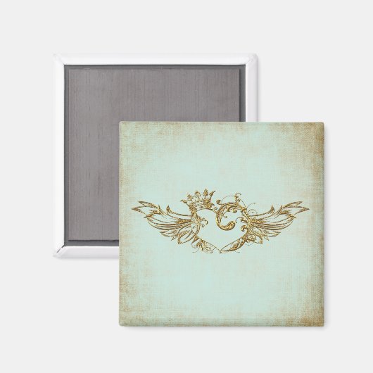  scharnierend hart Aqua Cream Magneet (Voorkant / Achterkant)