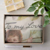  scharnierende Cherubs met instrumenten Tissuepapier (Geschenk)