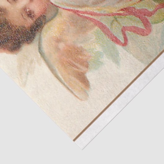  scharnierende Cherubs met instrumenten Tissuepapier (Detail)