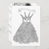 Scharnierende maar mooie dubbelzijdige tekening kaart (Voorkant / Achterkant)