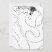 Scharnierende maar mooie dubbelzijdige tekening kaart (Achterkant)