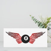 scharnierende oogbal kaart (Staand voorkant)