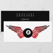 scharnierende oogbal kaart (Voorkant / Achterkant)