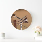 Scharnierende vliegers (Tyrannus Forficatus) Grote Klok (Huis)