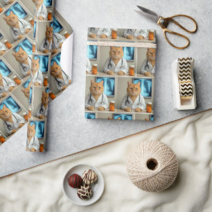 Scharrelaatje in Doktersjas Cadeaupapier