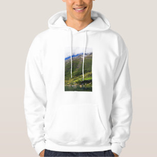 Scharrelend dorp bij de fjord, Noorwegen Hoodie