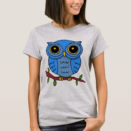 Scharrelende Uil T-shirt (Voorkant)