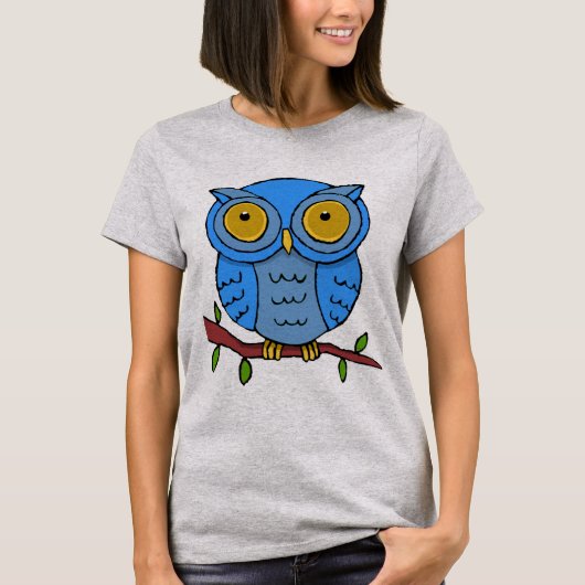 Scharrelende Uil T-shirt (Voorkant)