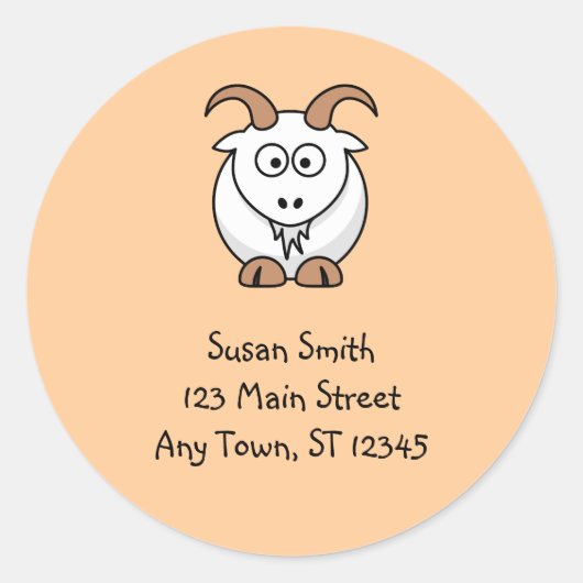 Scharrelgeit Sticker (Voorkant)