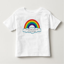 Schat aan het einde van de regenboog. kinder t-shi kinder shirts